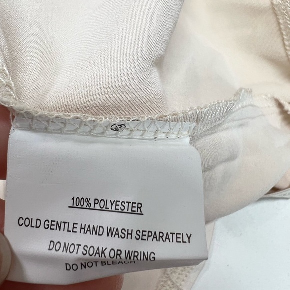 Selfie Leslie Falling Star Plunging Halter Mini Dress New With Tag Champagne M - Picture 9 of 12